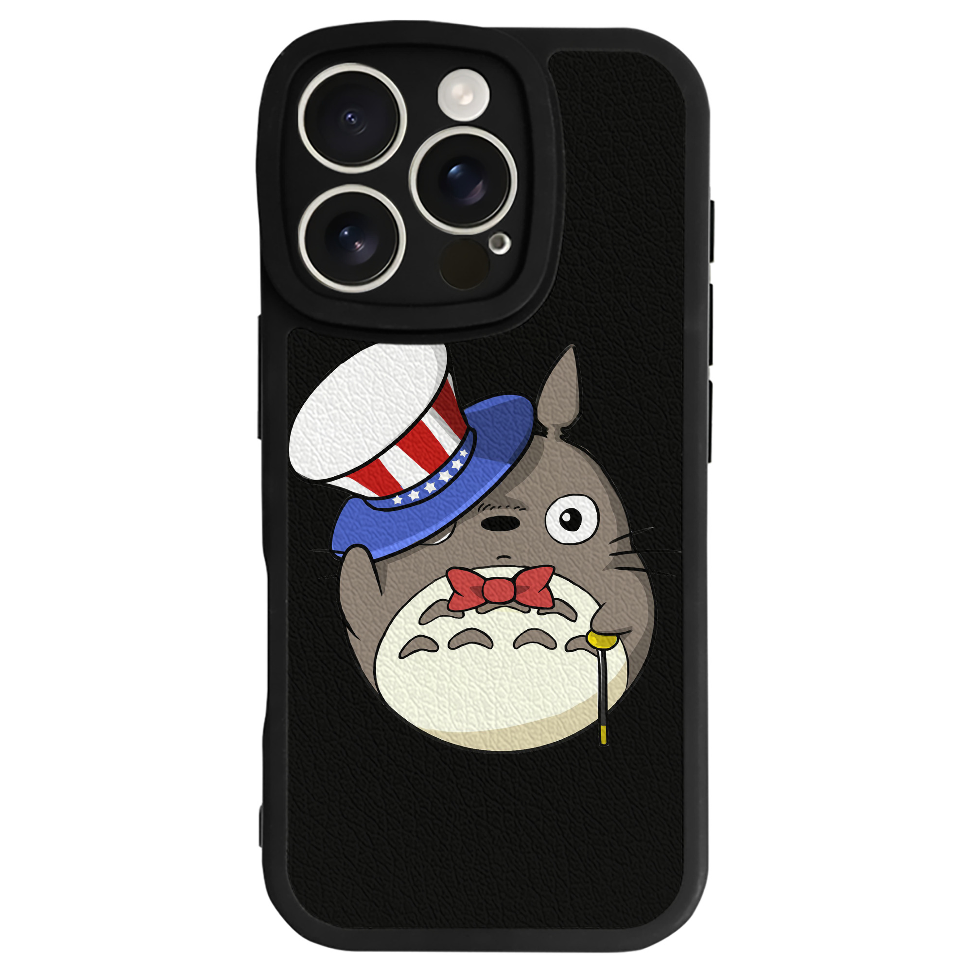 （画像用） となりのトトロ 草壁メイ 草壁サツキ My Neighbor Totoro Satsuki Kusakabe Mei Kusakabe 【iPhone 16シリーズ対応】シリコンスマホケース（レザー調） 材質：シリコン